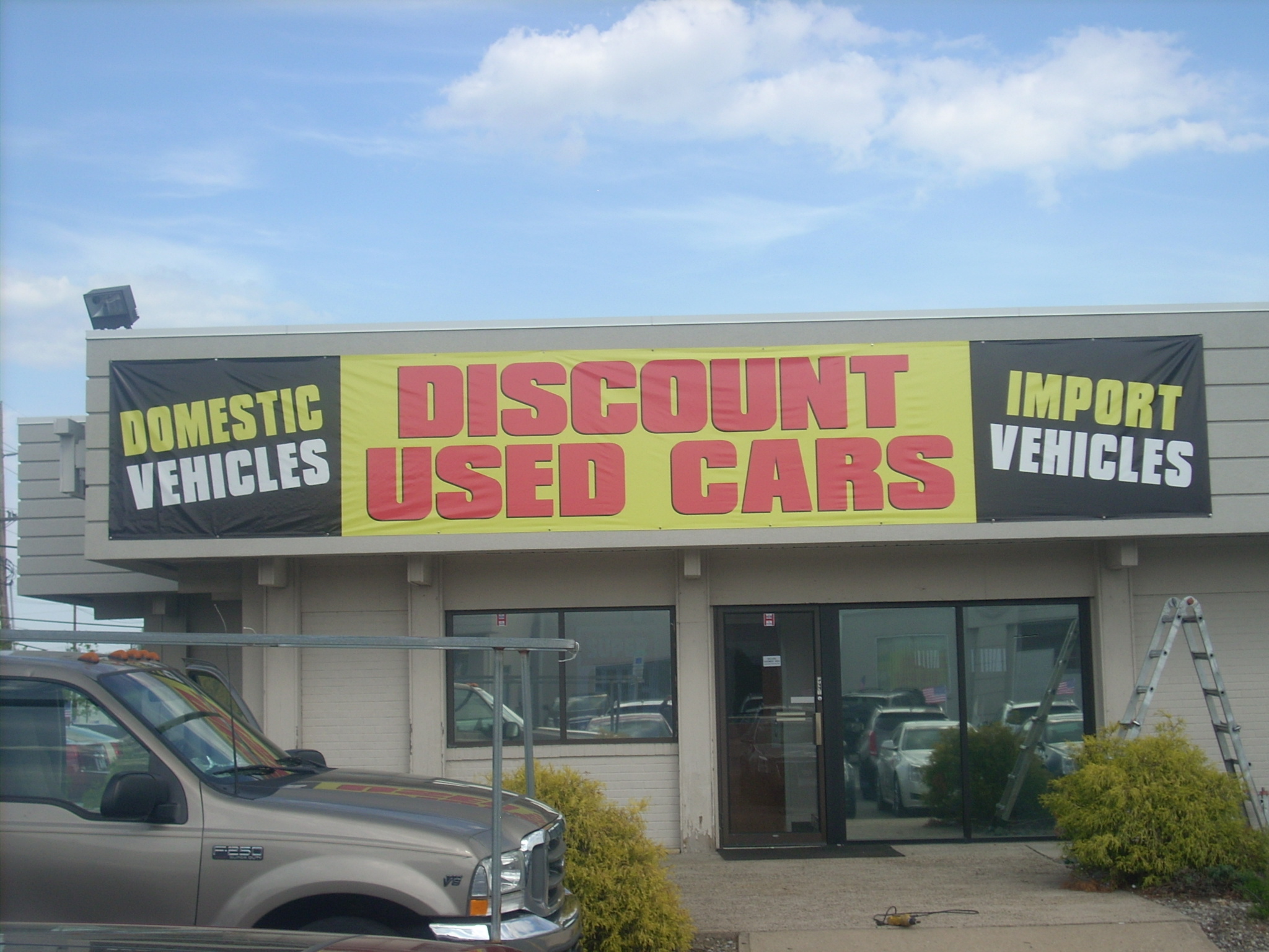 Discount Used Cars Large Banner