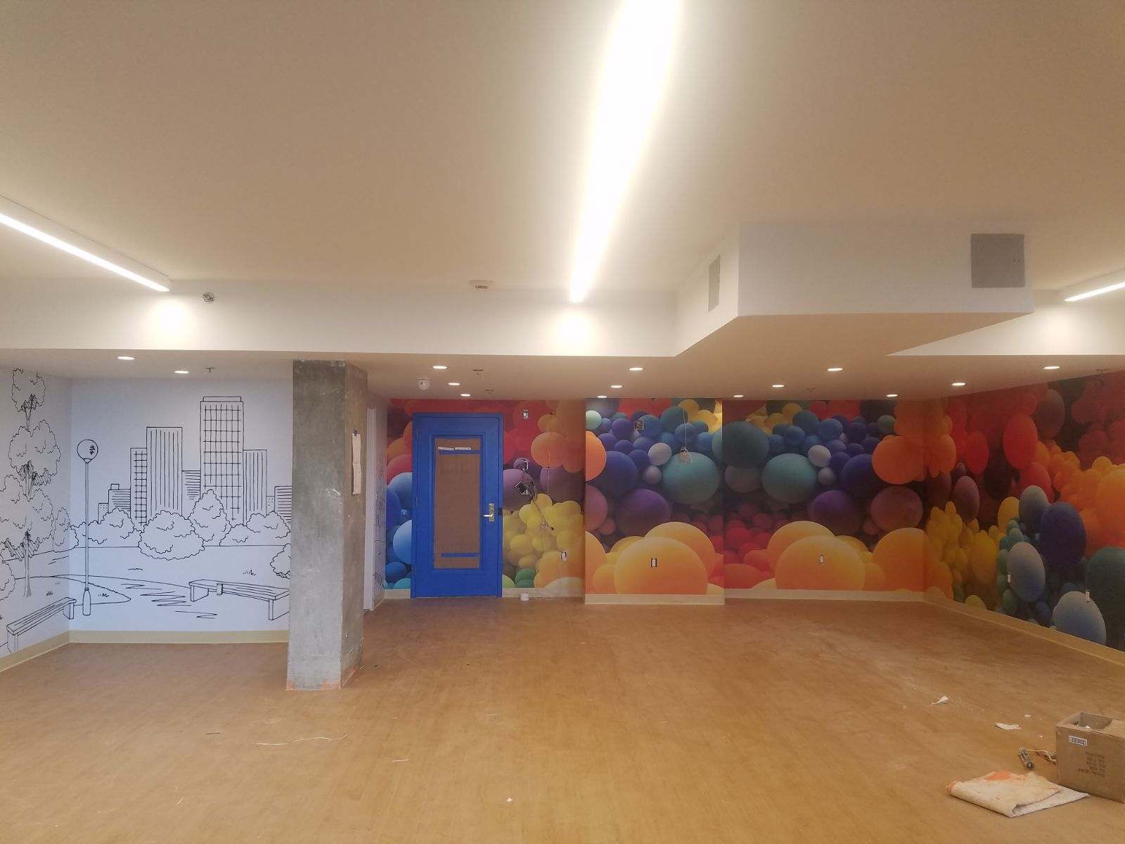 Colorful Balloon Custom Wall Mural