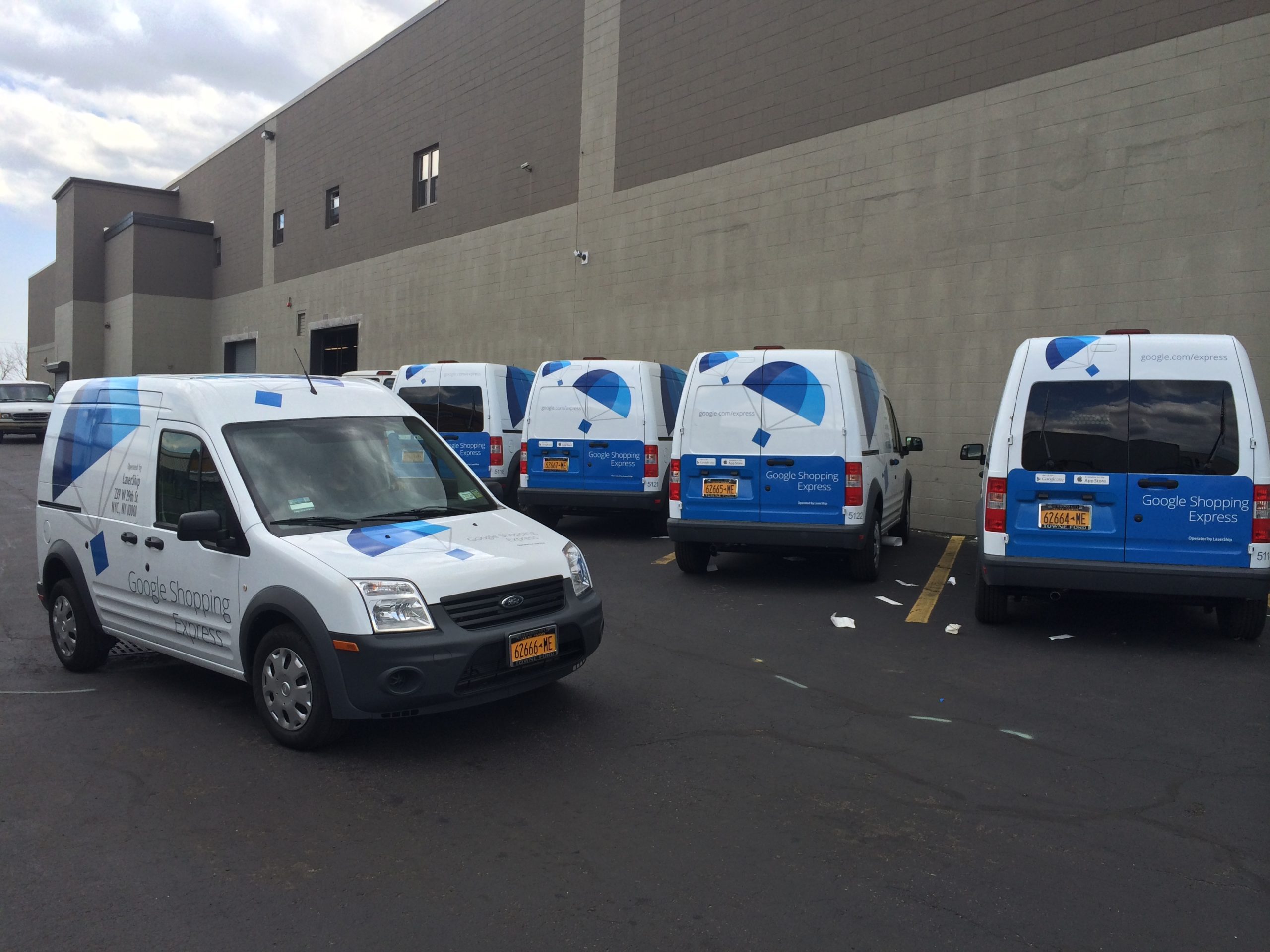 Google Shopping Express Fleet Vehicle Vinyl Graphics