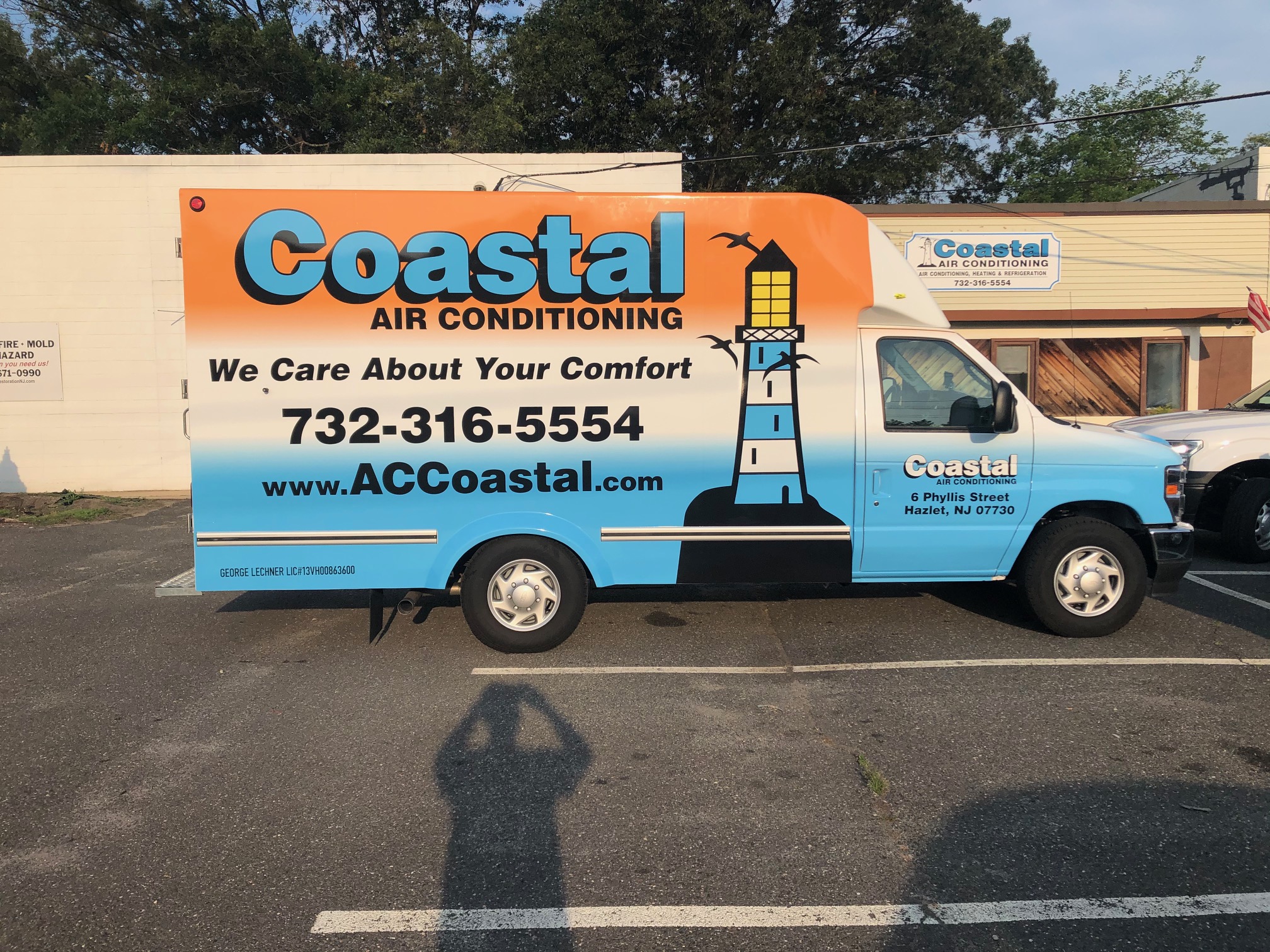 Coastal Air Conditioning Vinyl Box Truck Wrap