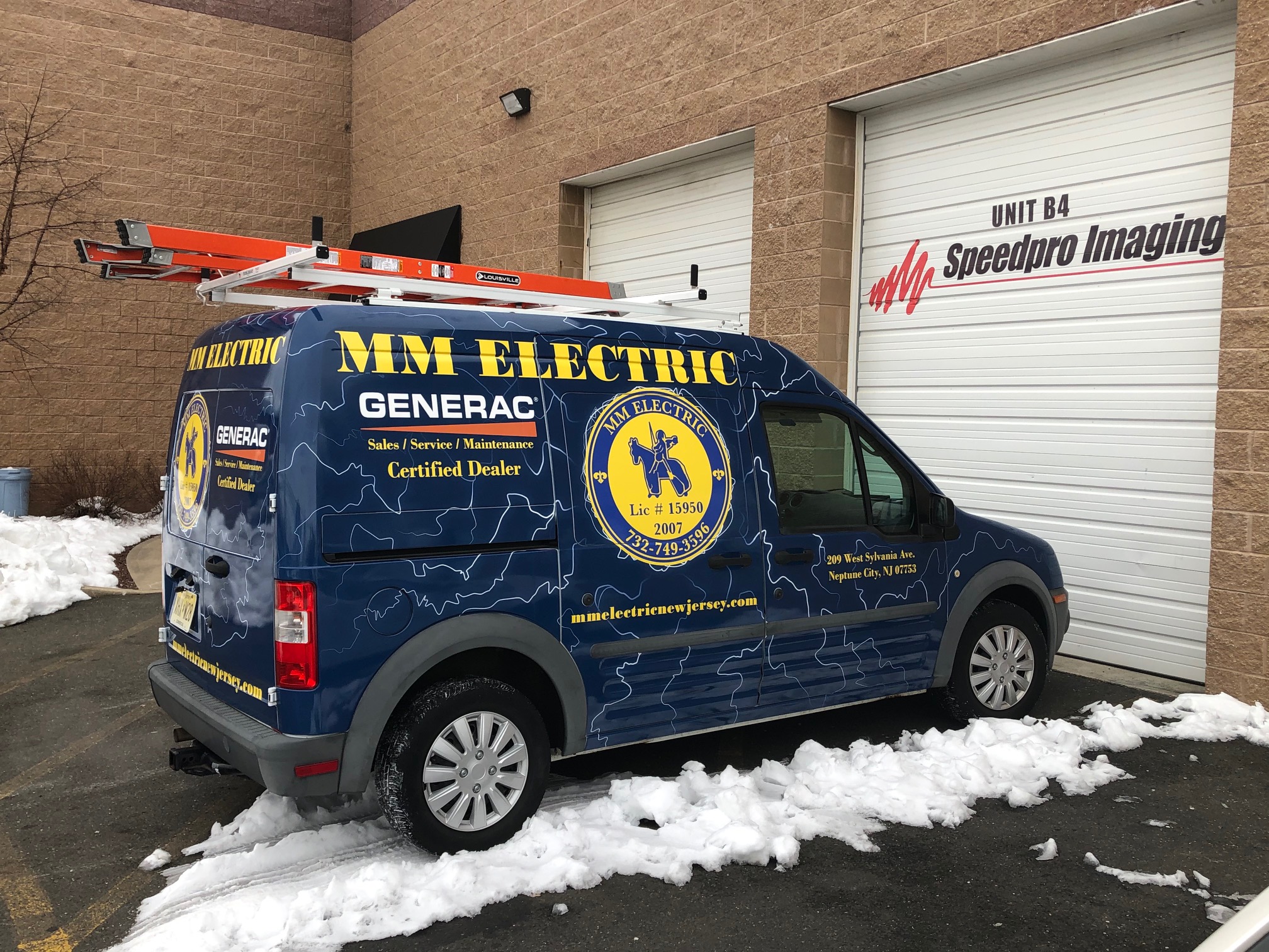 MM Electric Electrical Contractor Ford Transit Custom Vinyl Wrap