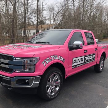 Pink Group Ford King Ranch F150 Wrap