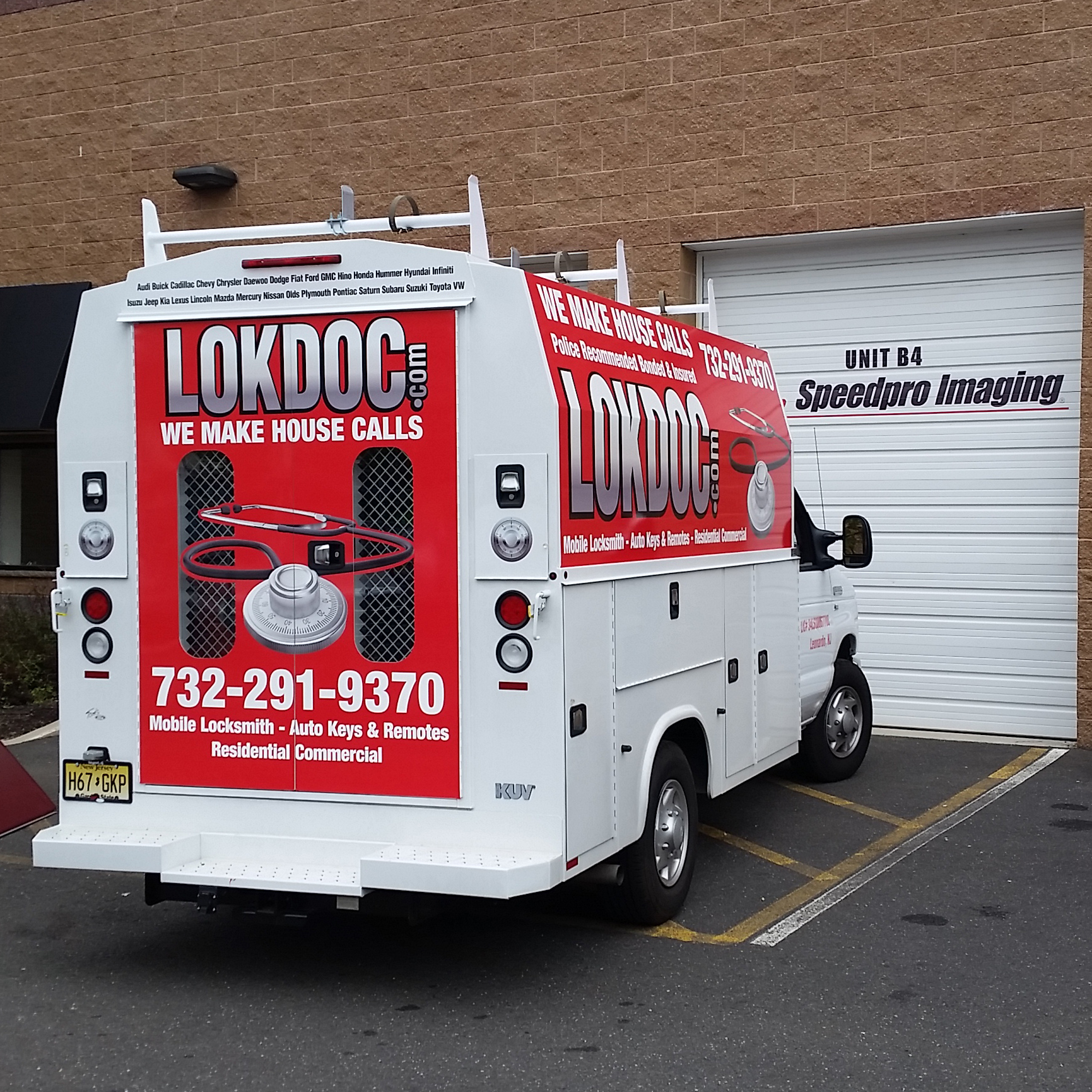 Lock Doc Truck Vinyl Graphics