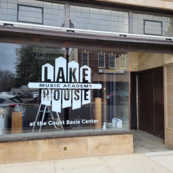 Count Basie Theater window graphics