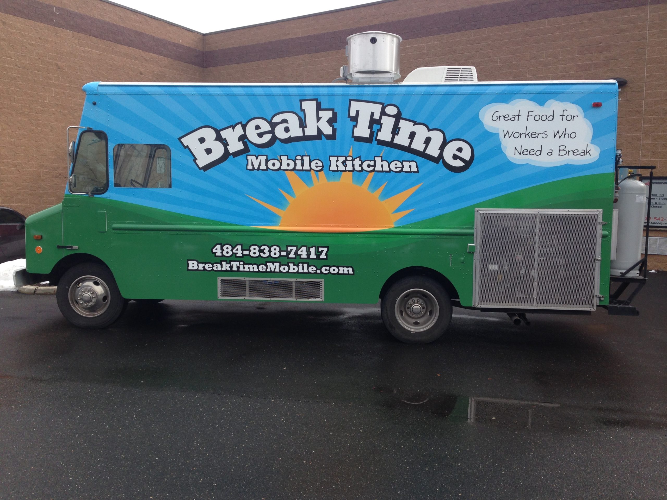 Break Time Lunch Truck Vinyl Wrap