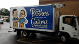 Brothers Gutters Vinyl Truck Wrap