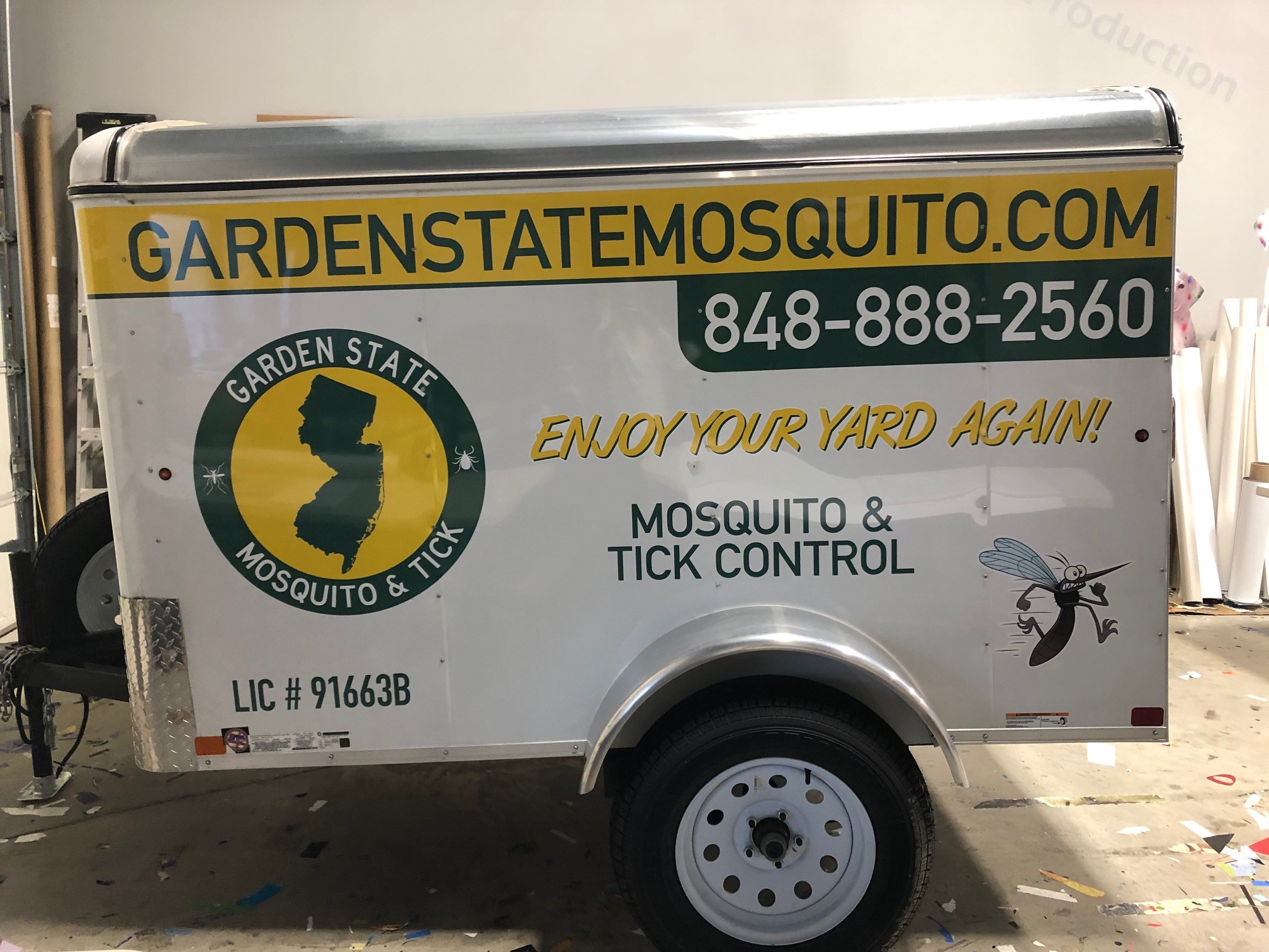 Garden State Mosquito Vinyl Trailer Graphics