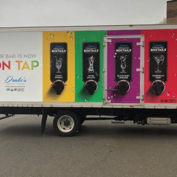 Drake's Spirits Box Truck Wrap