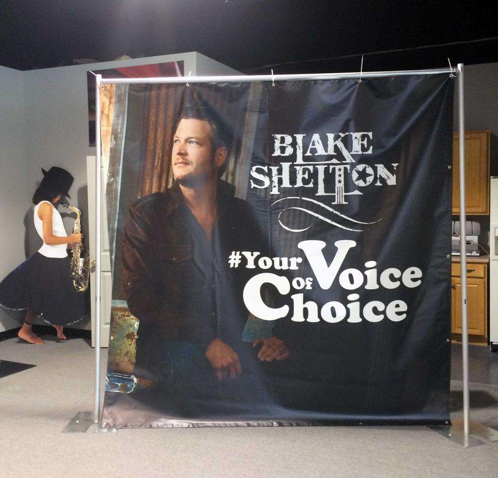 Blake Shelton portfolio banner