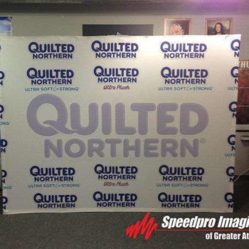 Quilted Northern trade show display