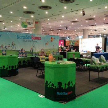North Star Games trade show display