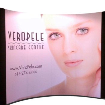 VeroPele trade show display