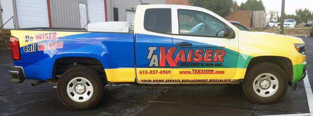 TA Kaiser vehicle wrap