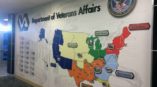 Veterans Affairs wall mural map