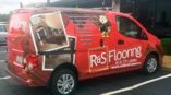 R&S Flooring vehicle wrap