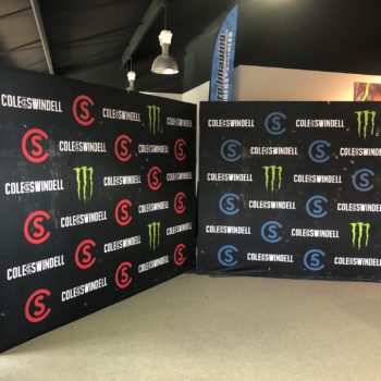 Cole Swindell and Monster banner