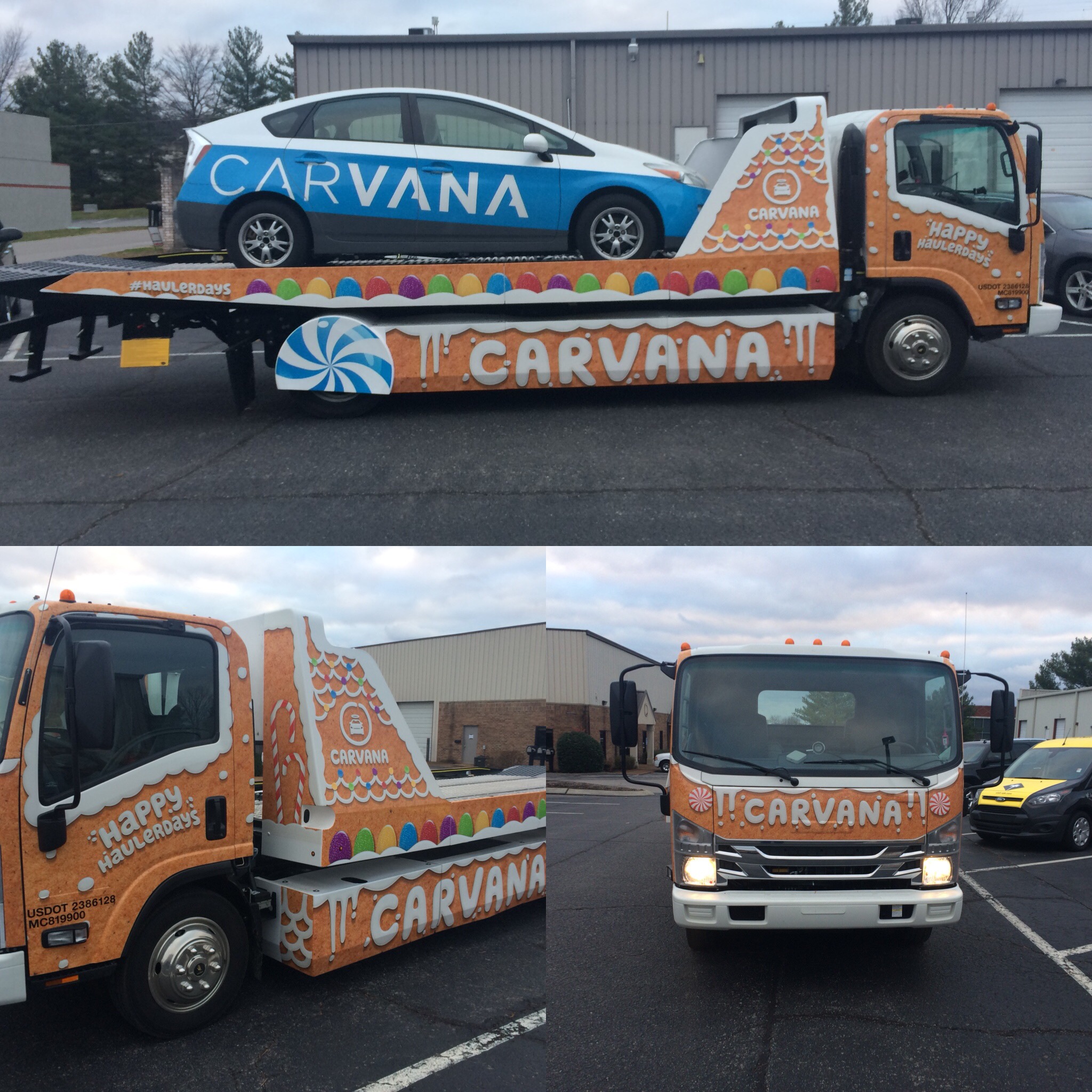 Carvana vehicle wrap