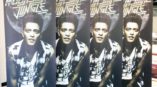 Bruno Mars standing banner