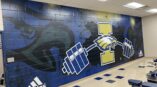Weight Room Wall Mural