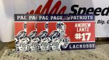 Page School Lacrosse Team Yard Signs