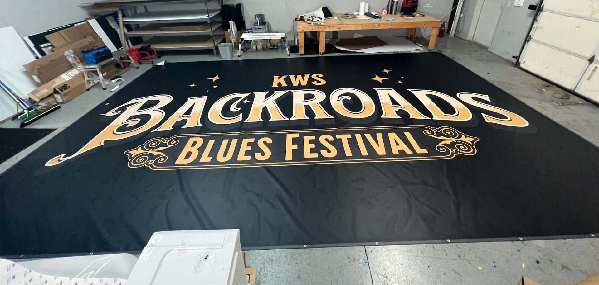 Large Banner Backroad Blues Fest