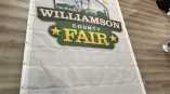 Williamson County Fair speaker cover banners