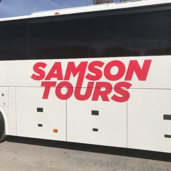 Samson tours bus