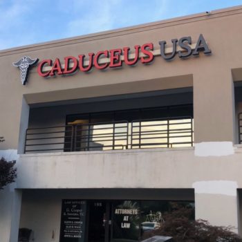 Caduceus USA sign