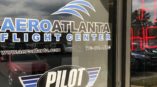 Aero Atlanta flight center vinyl