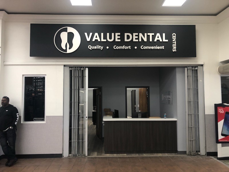 Value Dental Store sign
