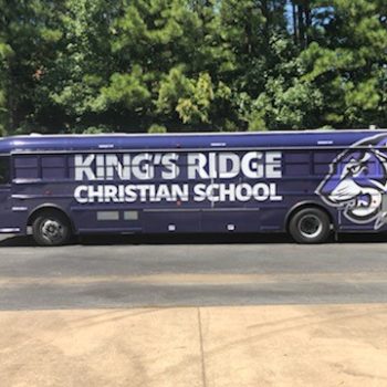 King's ridge school bus wrap