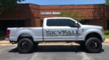 Skyfall truck wrap