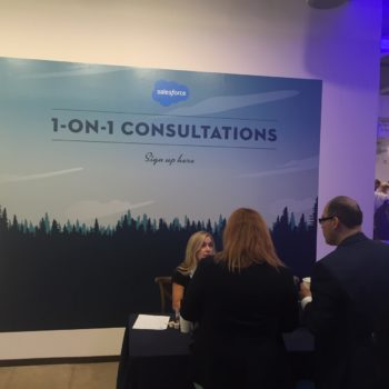Salesforce consultations wall covering
