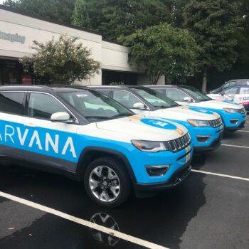 Partial Wraps for Carvana fleet