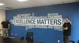 Conference Room Wall Mural for Company core values