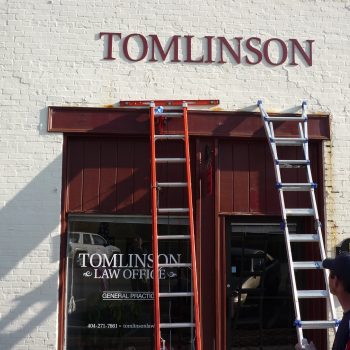 Exterior Sign for Tomlinson