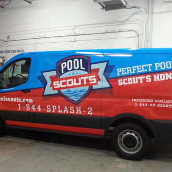 Pool Scouts vehicle wrap