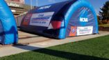 NCAA end zone graphics