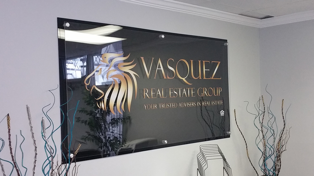 Vasquez indoor signage