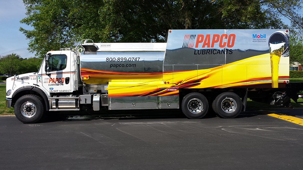 Papco truck wrap