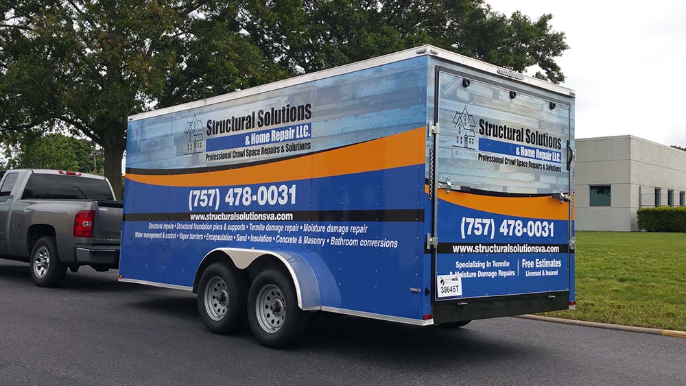 Structural Solutions trailer wrap
