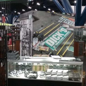 Dick's Sporting Goods point of purchase display 