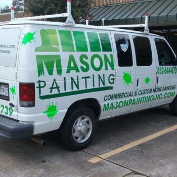 Mason Painting van wrap
