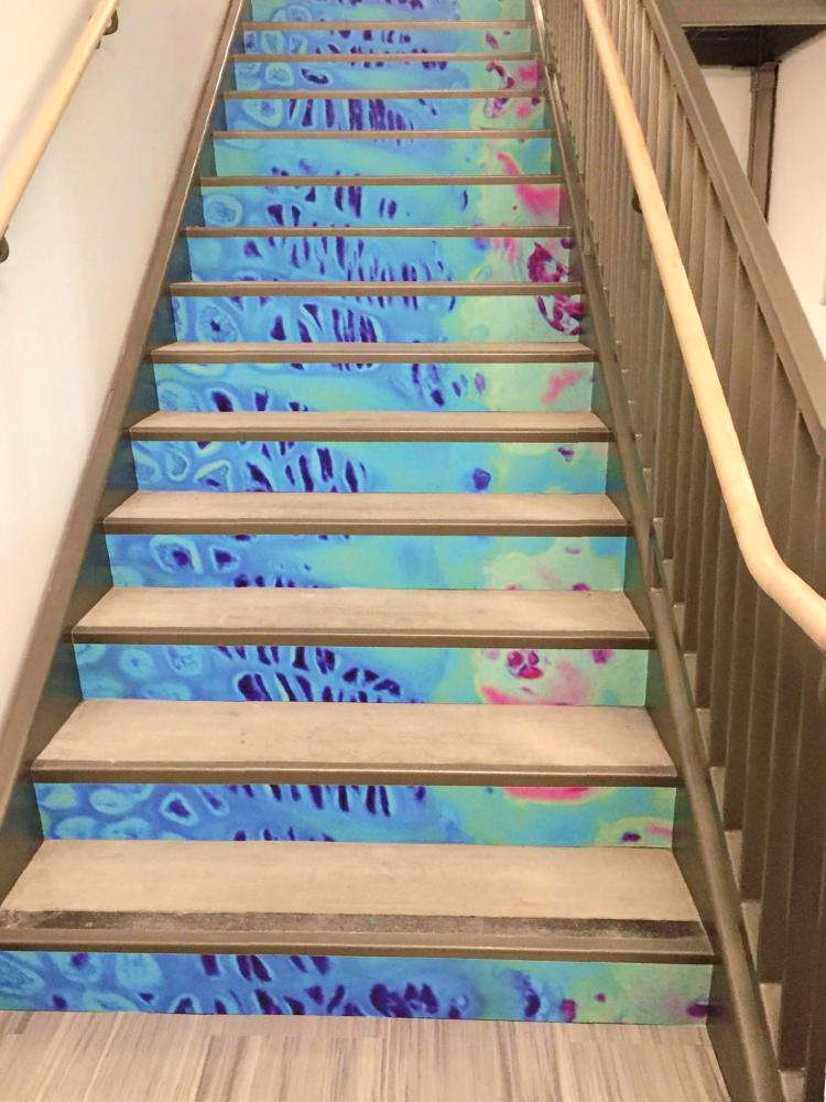 Stair graphics. 