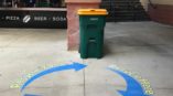 recycle zone floor arrows 