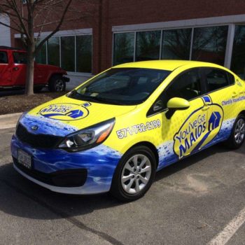 SpeedPro Yellow vehicle wrap for Kia