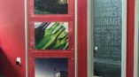Glass panel image art 