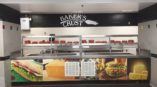 Baker's Crust sandwhich station lettering