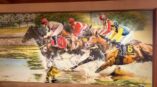 An artist's work transformed into a vinyl wall graphic