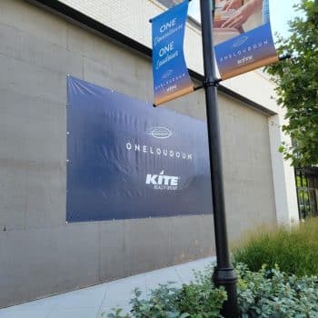 Banners can dress up constructions sites